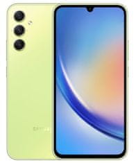 Samsung Galaxy A34 5G mobilni telefon, 6 GB/128 GB, svetlo zelen (SM-A346BLGAEUE)
