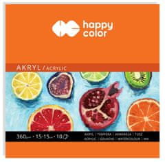 Happy Color Block za akrilne barve 15 x 15 cm