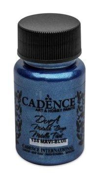 Cadence Akrilna barva Dora Metallic - modra / 50 ml