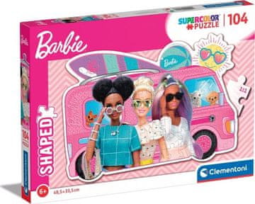 Clementoni Barbie obrisna sestavljanka na potovanju 104 kosi