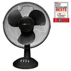 Clatronic VL 3602 BK namizni ventilator črne barve