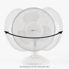 Clatronic VL 3601 WH namizni ventilator 23cm bele barve