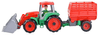 Truxx Traktor s prikolico za seno, dekorativni karton