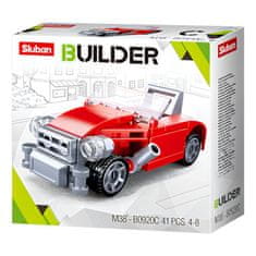 Sluban Builder M38-B0920C Rdeči kabriolet