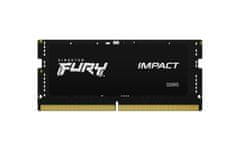 Kingston FURY Impact/SO-DIMM DDR5/8GB/4800MHz/CL38/1x8GB/črna