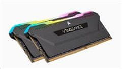 Corsair DDR4 32GB (2x16GB) Vengeance RGB PRO SL DIMM 3200MHz CL16 črna