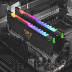 Patriot Viper Steel/DDR4/16GB/3600MHz/CL18/2x8GB/RGB/črna