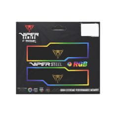 Patriot Viper Steel/DDR4/32GB/3200MHz/CL16/2x16GB/RGB/črna