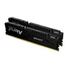 Kingston FURY Beast/DDR5/64GB/6000MHz/CL40/2x32GB/črna