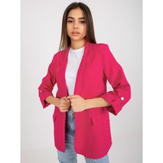 Och Bella Ženska jakna z zavihanimi rokavi OCH BELLA roza TW-ZT-BI-27192.44P_395222 M