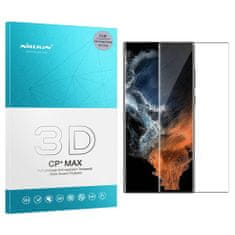 Nillkin Kaljeno steklo 3D CP+ MAX Black za Samsung S22 Ultra