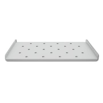 Qoltec Polica za omaro RACK, fiksna | 490*250 | Siva