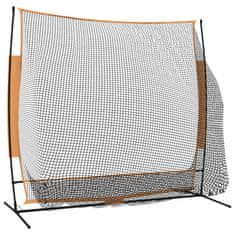 Vidaxl Mreža za golf črna in oranžna 215x107x216 cm poliester