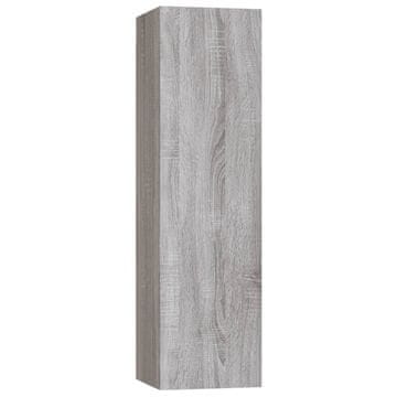 Vidaxl Stenska TV omarica siva sonoma 30,5x30x110 cm