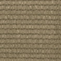 Vidaxl Preproga za šotor taupe 400x700 cm HDPE