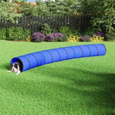 Vidaxl Tunel za pse moder Ø 55x500 cm poliester
