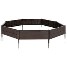 Vidaxl Visoka vrtna greda 120x120x20 cm polipropilen