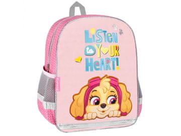 Paw Patrol Tačka na patrulji Skye Svetlo roza otroški nahrbtnik za vrtec za deklice 31x25x10 cm