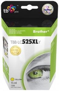TB print Ink. kaz. TB comp. z Brother LC525/535 rumene barve Novo