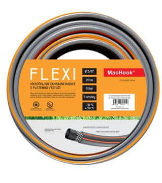 Flexi Vrtna cev 5/8 20 m sivo-oranžna