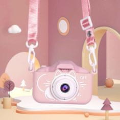 MG C9 Cat otroški fotoaparat, roza