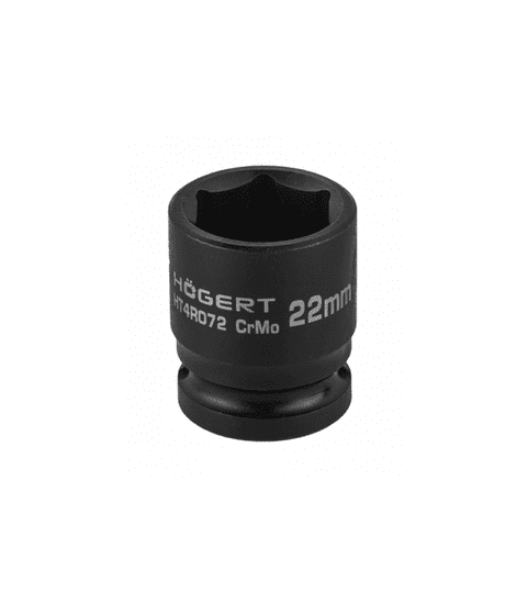 Hoegert HT4R072 KRATEK UDARNI KLJUČ 1/2'' 22 mm