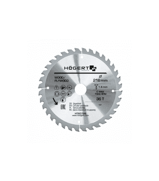 Hoegert HT6D786 ŽAGIN LIST 216x36Tx30