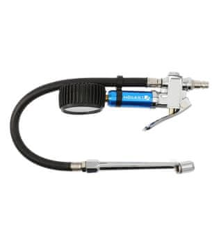 Hoegert PIŠTOLA ZA POLNJENJE - Z MANOMETROM, DOLGA