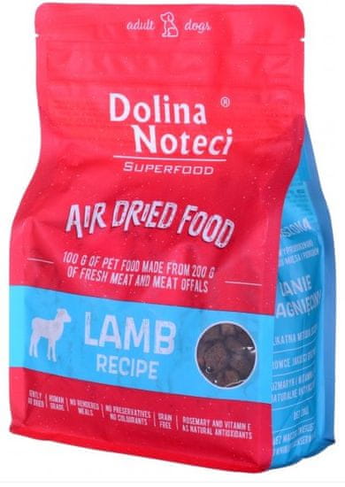 DOLINA NOTECI Superfood suha hrana za pse, jagnje, 1 kg