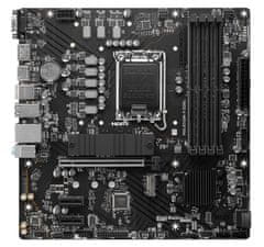 MSI Pro B760M-P osnovna plošča, DDR4, USB 3.2 Gen2, mATX (4711377030991)