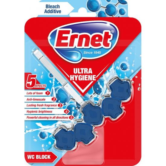 Ernet WC zavesa Ultra Hygiene Bleach Additive 2x50g
