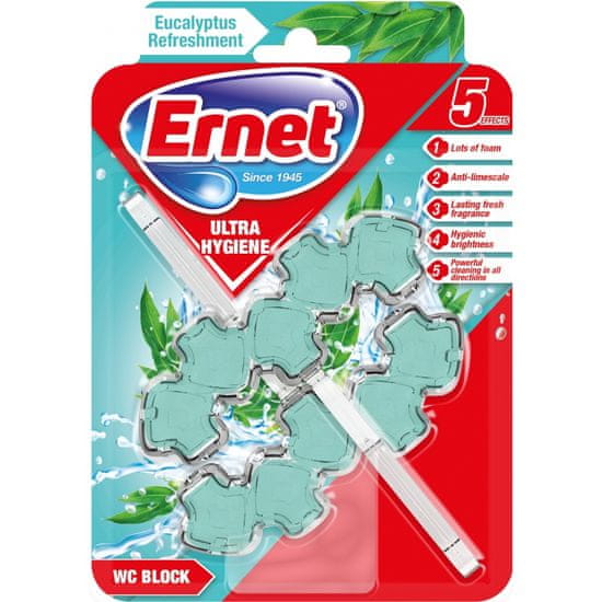 Ernet WC zavesa Ultra Hygiene Eucalyptus 2x50g