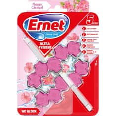 Ernet WC zavesa Ultra Hygiene Flowers Carnival 2x50g